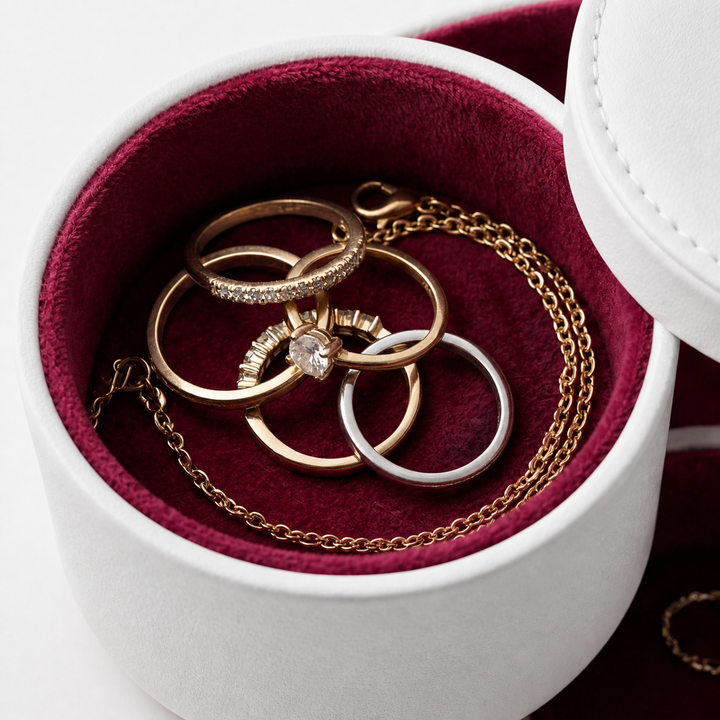 Velora™ – 3 Tier Travel Jewelry Roll
