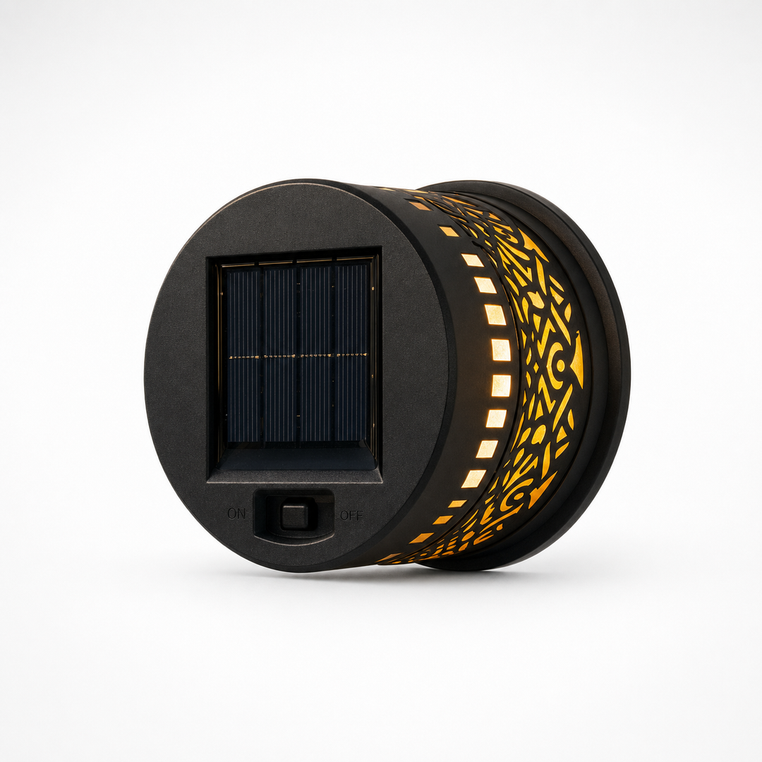 Veluna™ – Solar Mandala Projector Wall Light for Outdoor Garden Decor
