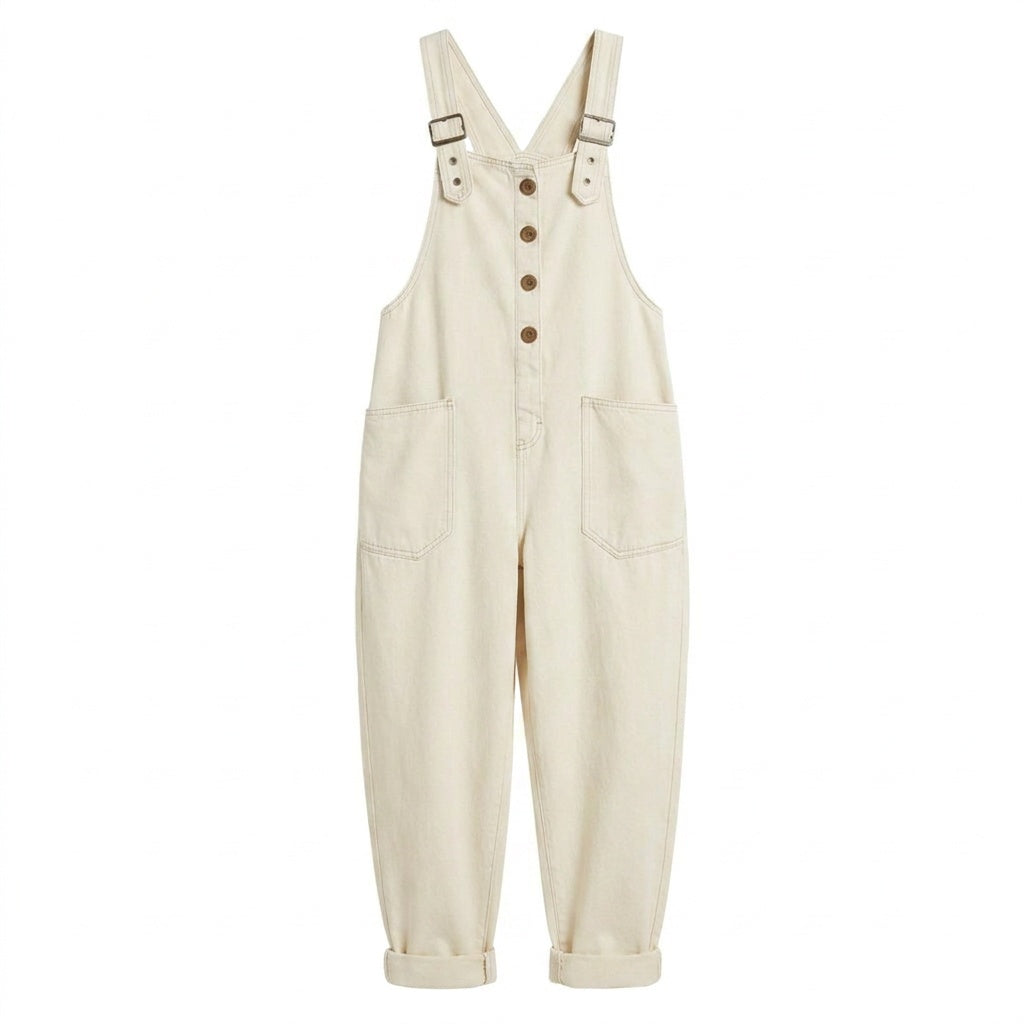 Lovarra - Women's Relaxed Overalls with Pockets