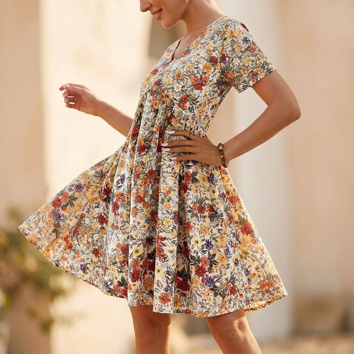 Florelle™ – Flowy Floral Dress for Easy Summer Style