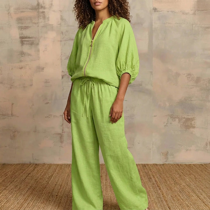 Veluna™ – 2-Piece Set with Gold Zip