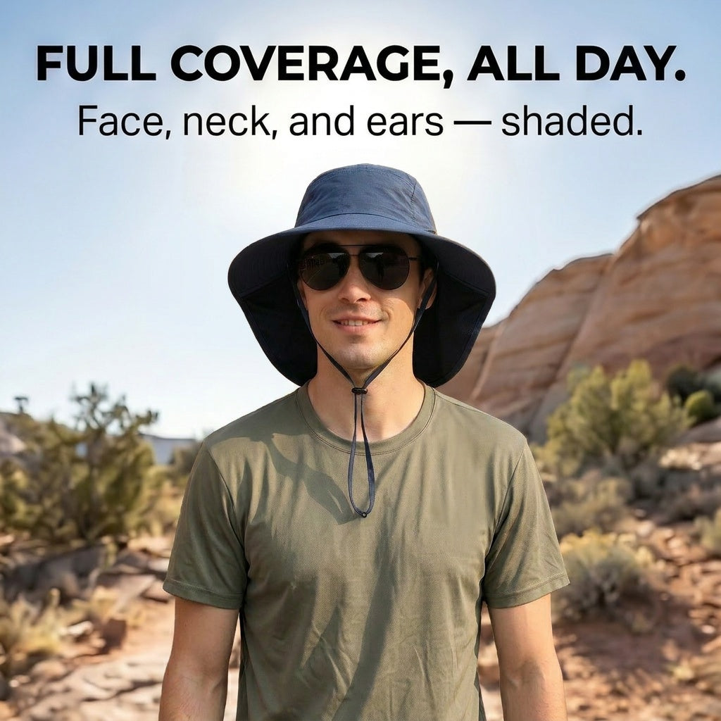 Sunnytrail™ – UPF 50+ Outdoor Sun Hat for Full Coverage