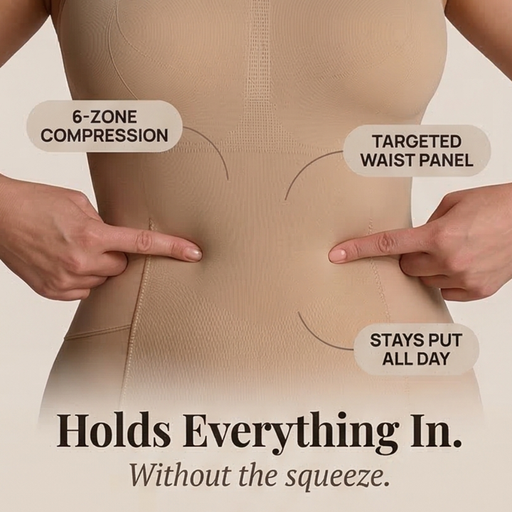 EasySlide™ Sculpting Bodysuit with Pull-Away Bathroom Panel