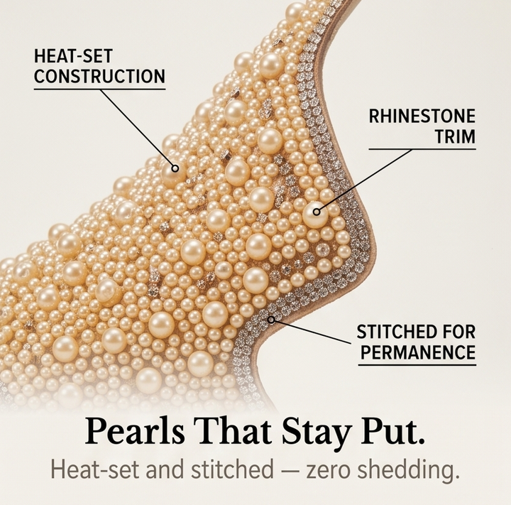 Pearlique™ – Pearl Platform Slide Sandals