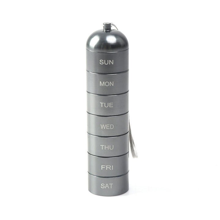 Pillvault™ – Waterproof 7 Day Aluminum Pill Organizer