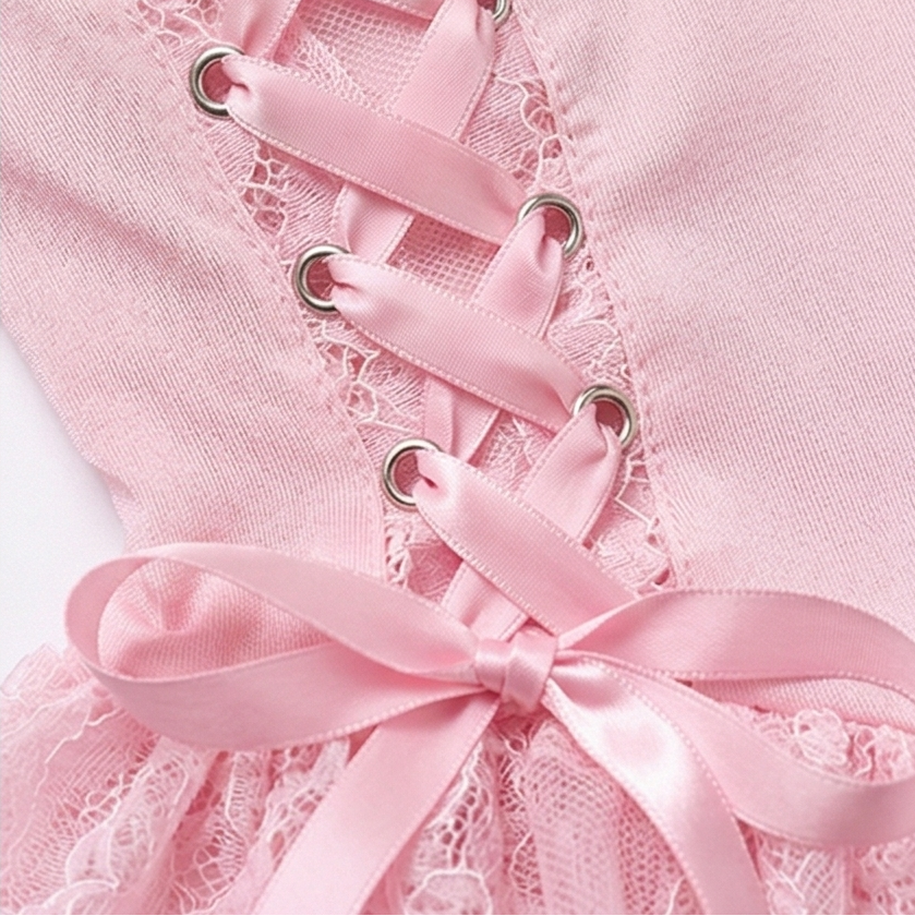 Rosalure™ – Floral Lace Babydoll Set with Garter Stockings