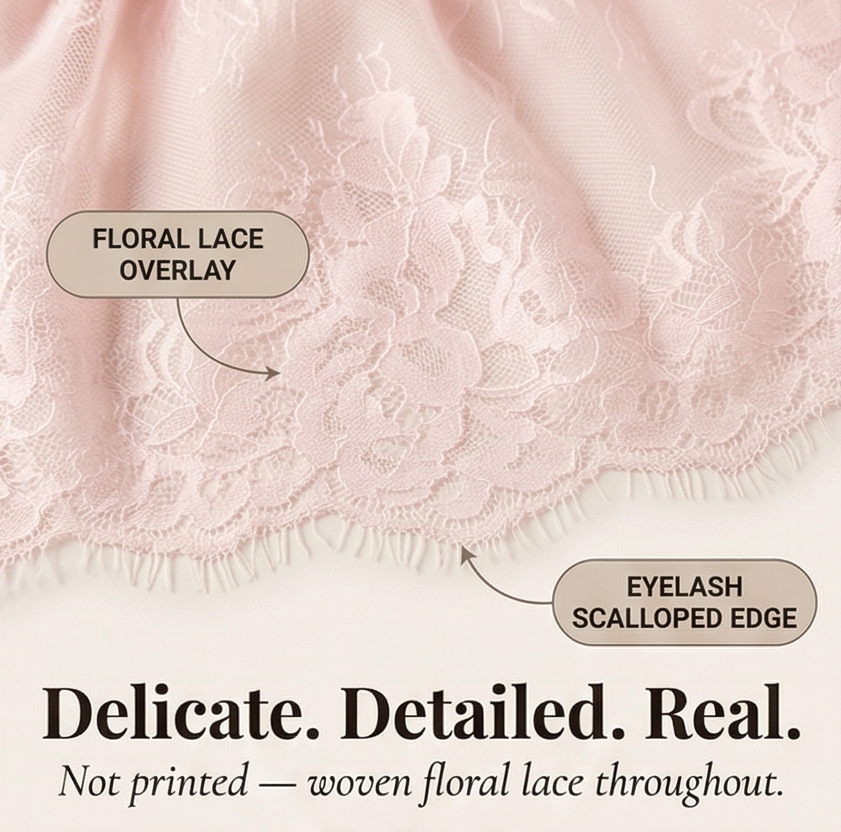 Rosalure™ – Floral Lace Babydoll Set with Garter Stockings