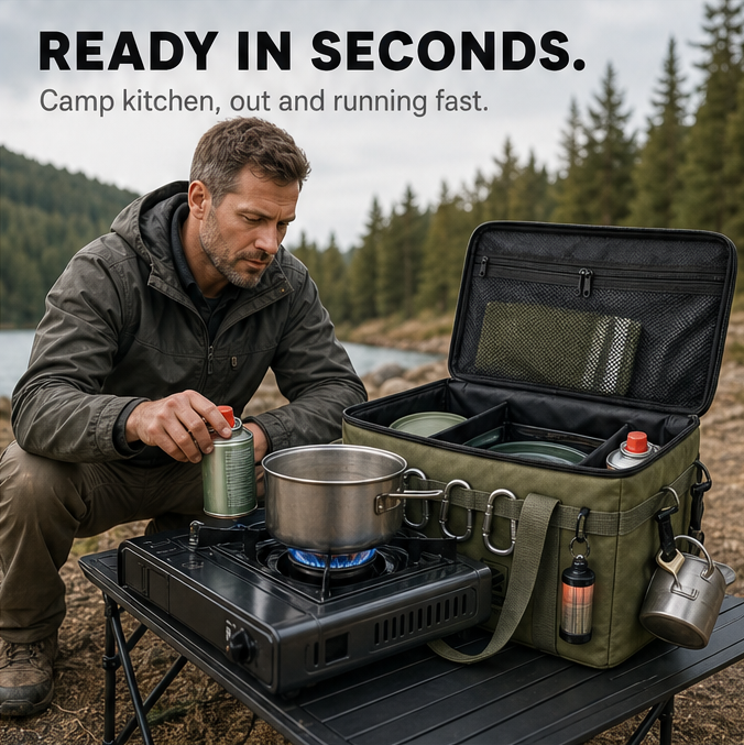Ruckhaul™ – Waterproof Camping Storage Bag with Compartments