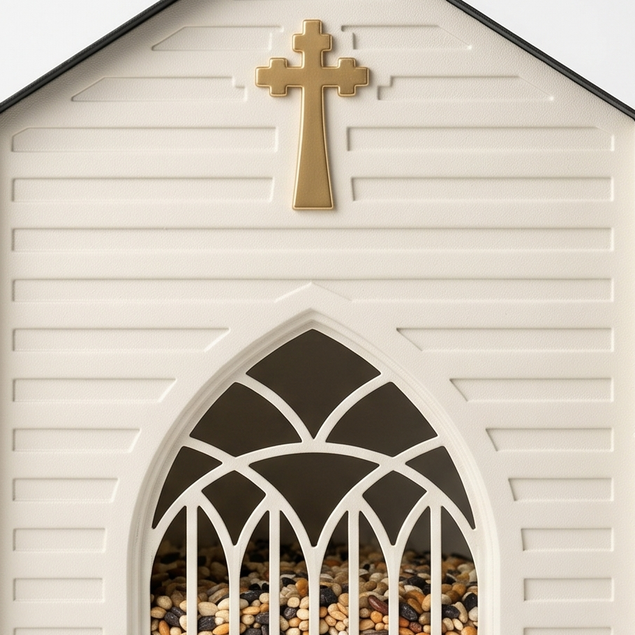 Sanctora™ – Solar Chapel Bird Feeder