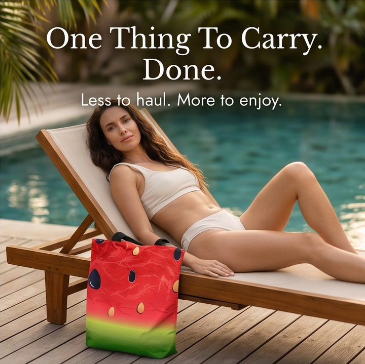 Sandela™ – 2-in-1 Beach Towel & Tote