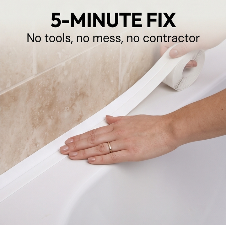 Seamly™ – Peel-and-Stick Caulk Seal Tape