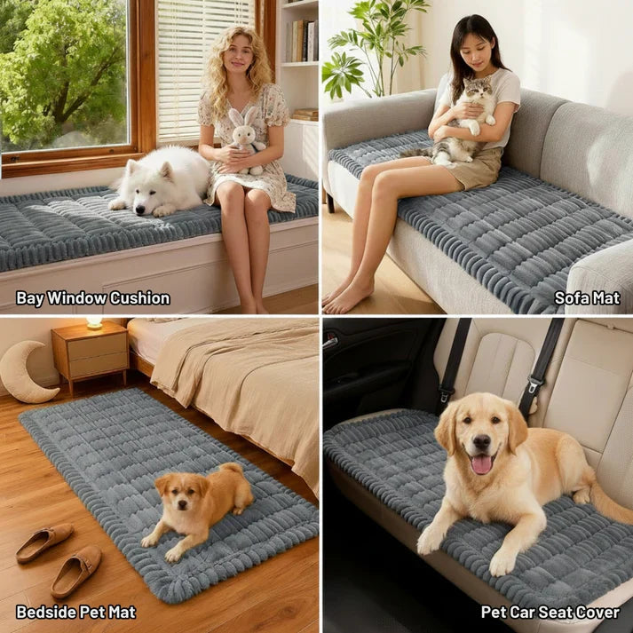 Pawlora™ – Plush Non Slip Couch Protector for Pets