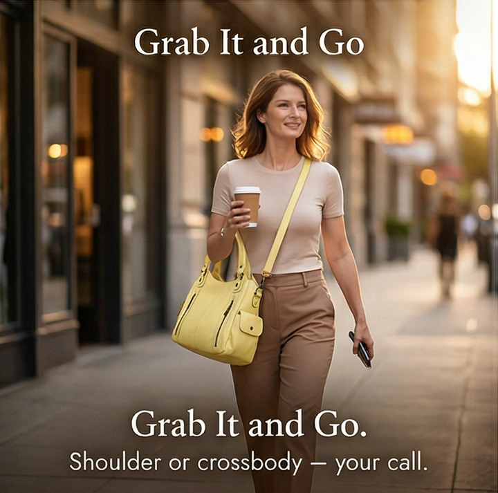 Sovana™ – Soft Shoulder Bag with Crossbody Strap