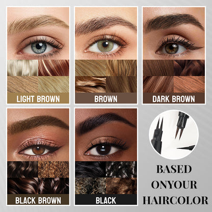 Browvella™ – 2 in 1 Liquid Brow Pencil (1+1 Free)