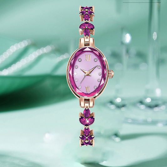 Quartzelle™ – Timeless Daily Watch with Subtle Sparkle (50%)