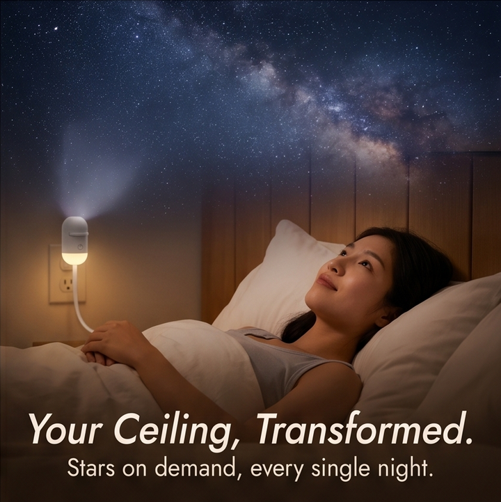 Starveil™ – Galaxy Projector Night Light