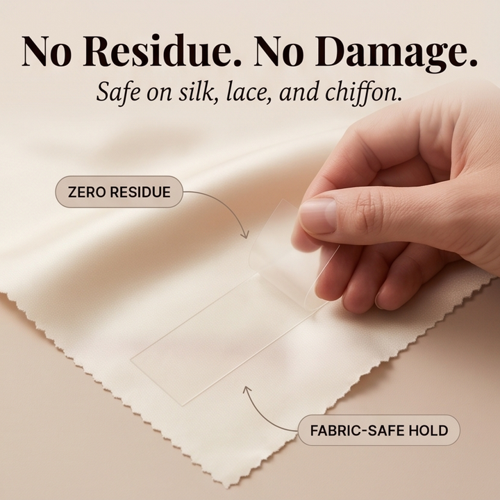 Stayza™ – Invisible Fashion Tape for Necklines and Hems