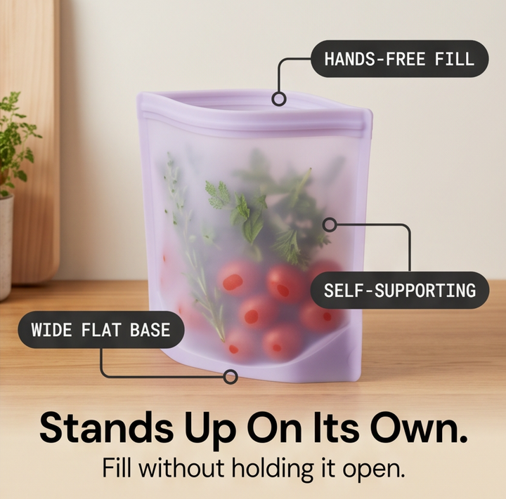 Stovia™ – Leakproof Stand-Up Silicone Storage Bags