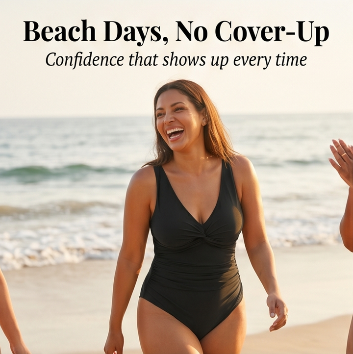 Curvalia™ – Tummy Control One Piece Swimsuit