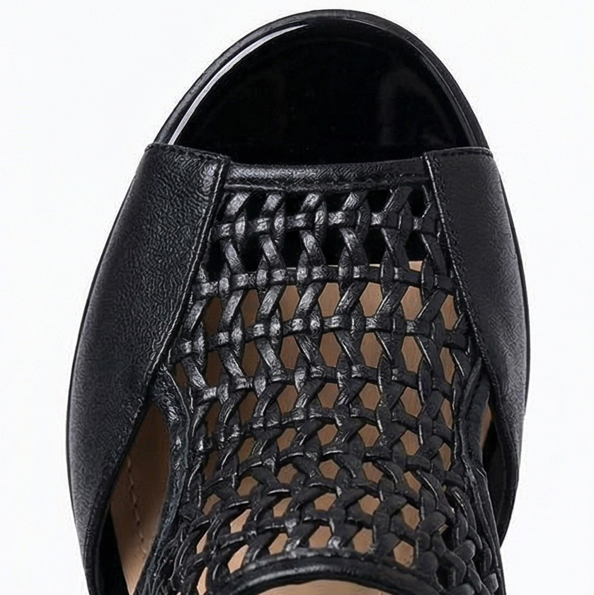 Tessara™ – Breathable Woven Summer Heel Sandals