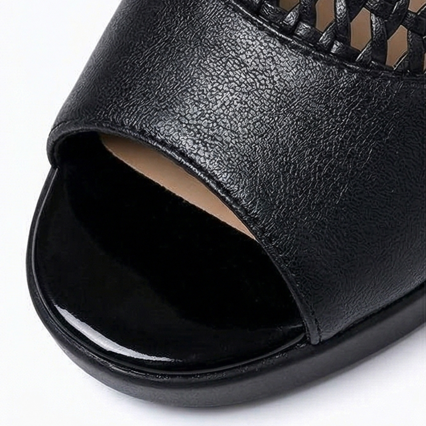 Tessara™ – Breathable Woven Summer Heel Sandals