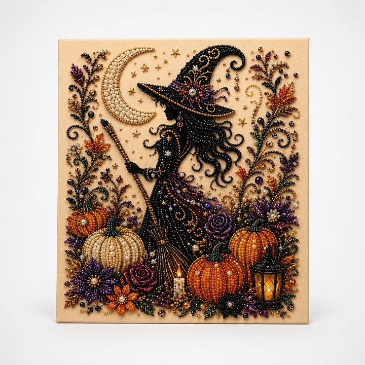 Beadory – Halloween Pearl Bead Craft Kit, Cozy Wall Art DIY