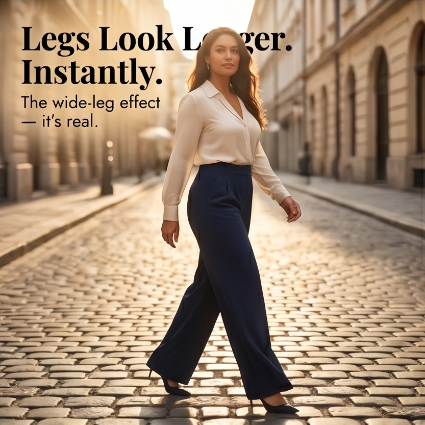 Velora™ – Tailored Pleated Trousers for Elongated Legs