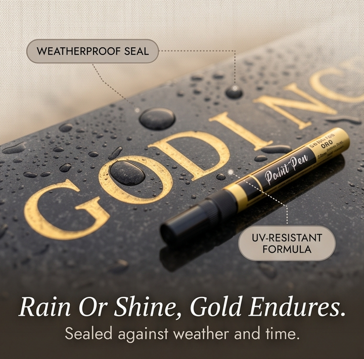 StoneTouch™ – Weatherproof Gold Marker for Headstones