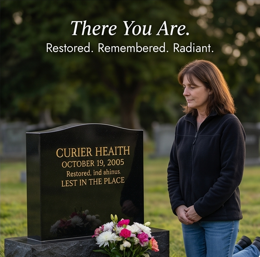 StoneTouch™ – Weatherproof Gold Marker for Headstones
