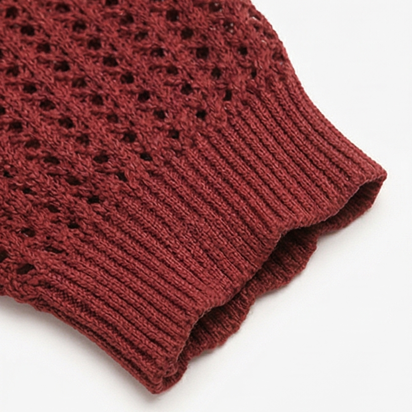 Wovelle™ – Textured Knit Top for Warm Days
