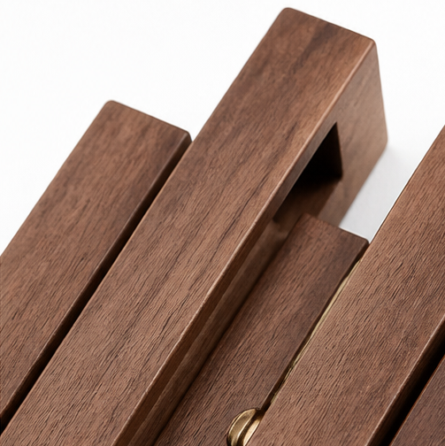 Wovenhall™ – Sculptural Wood Wall Coat Rack